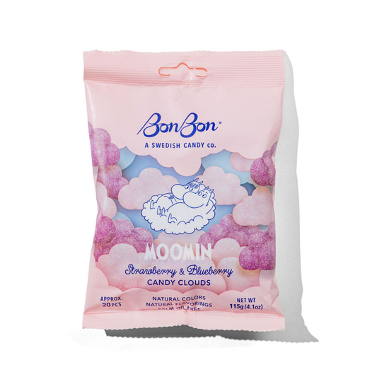 BonBon Moomin Strawberry and Blueberry Candy Clouds bag at Target