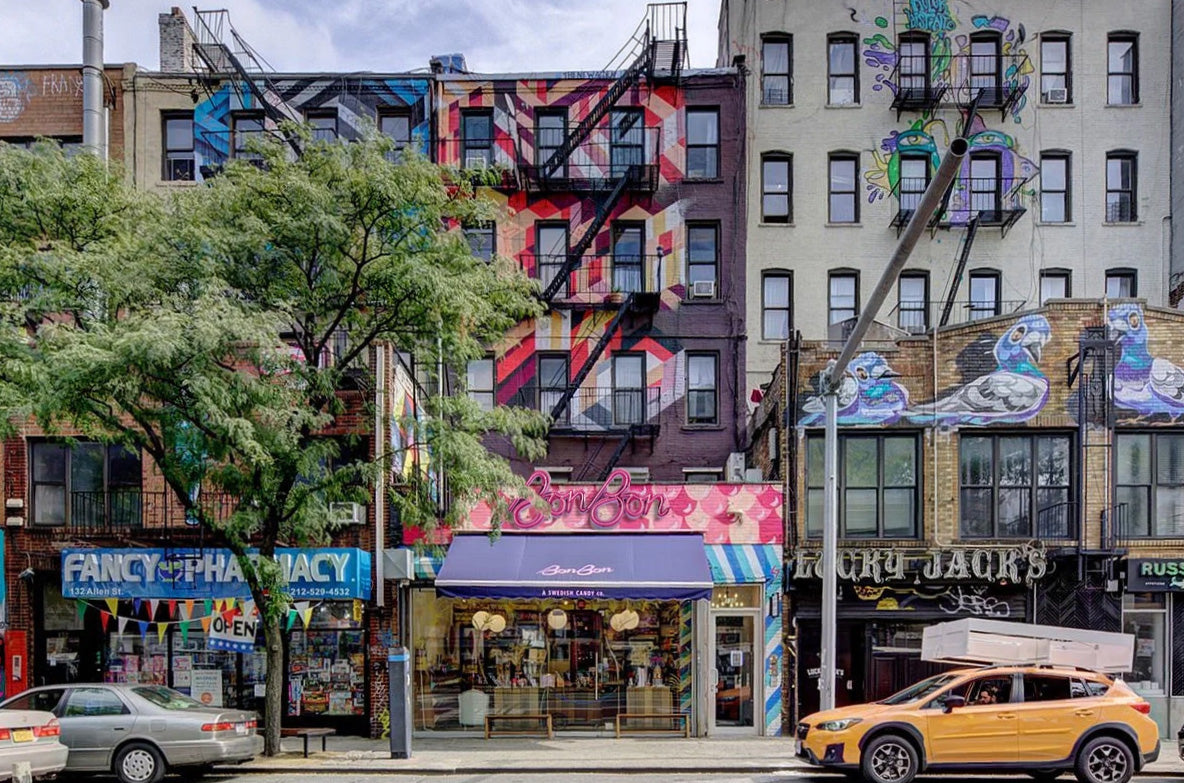 BonBon neon sign at the Lower East Side flagship store, 130 Allen St, New York City