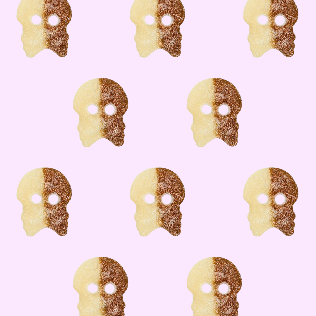 BUBS sour cola skull candy