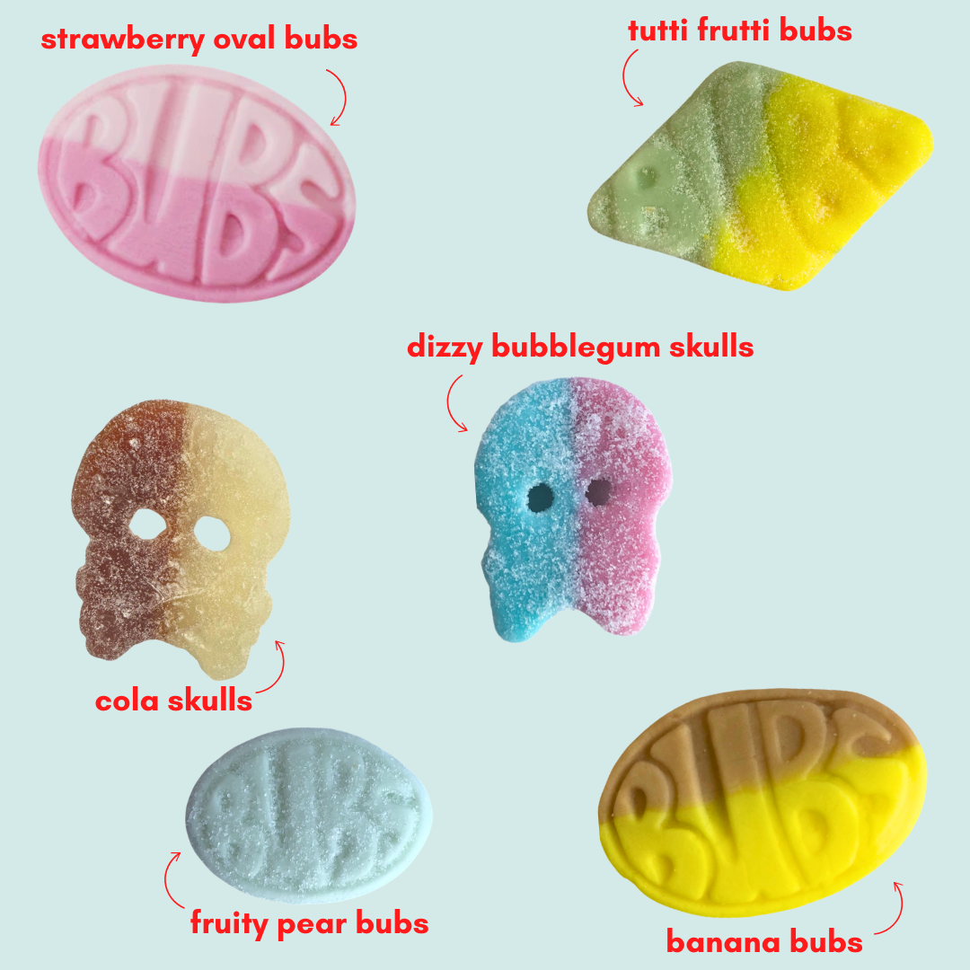Lil Sweet Treat Swedish candy store in Boston, BUBS candy mix from the Newbury Street shop