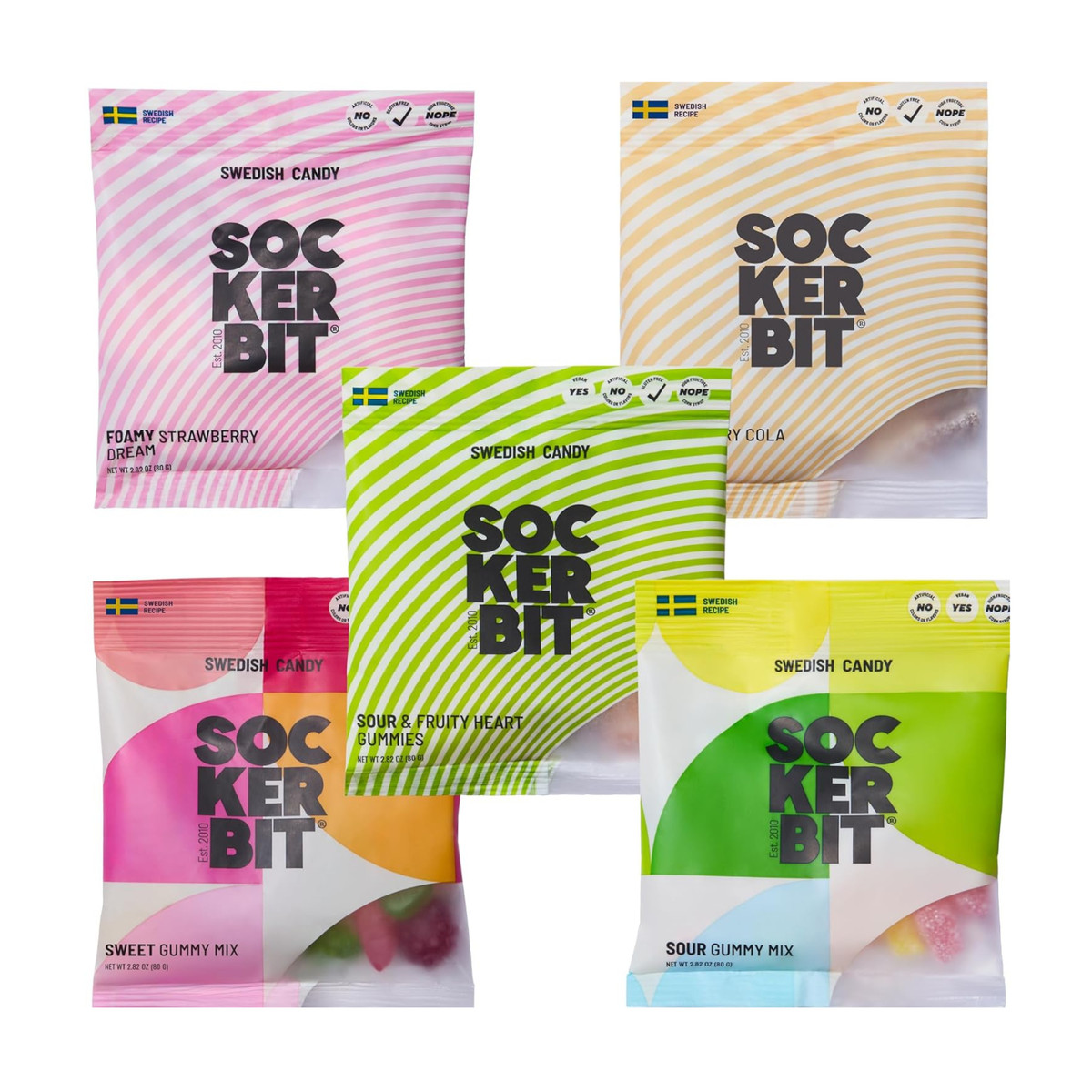 Sockerbit Swedish candy mix