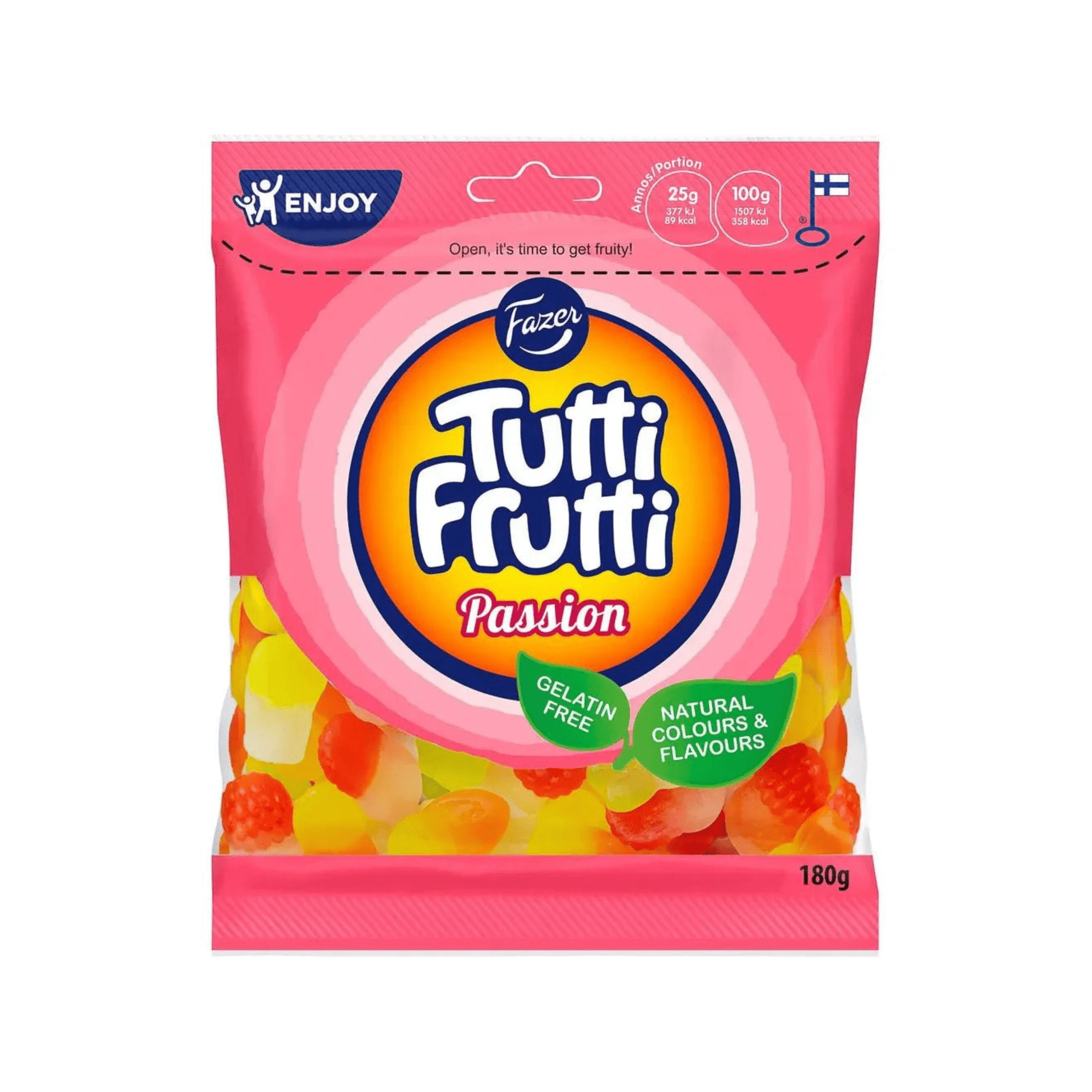 Tutti Frutti Passion candy at Swedish Candy Culture, the Swedish candy store in Fort Worth, Texas
