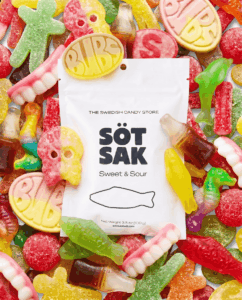 Sötsak Sweet and Sour Mix 1 lb bag, the best place to order Swedish candy online