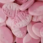 BUBS Wild Strawberry Pomegranate Ovals Swedish candy sold at Sweetish Candy in Lancaster, Pennsylvania
